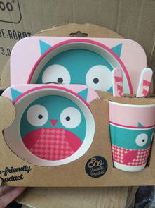 这么Q萌的儿童餐具你爱吗？环保安全可降解！